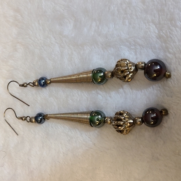 Vintage dangling earrings - Picture 1 of 6